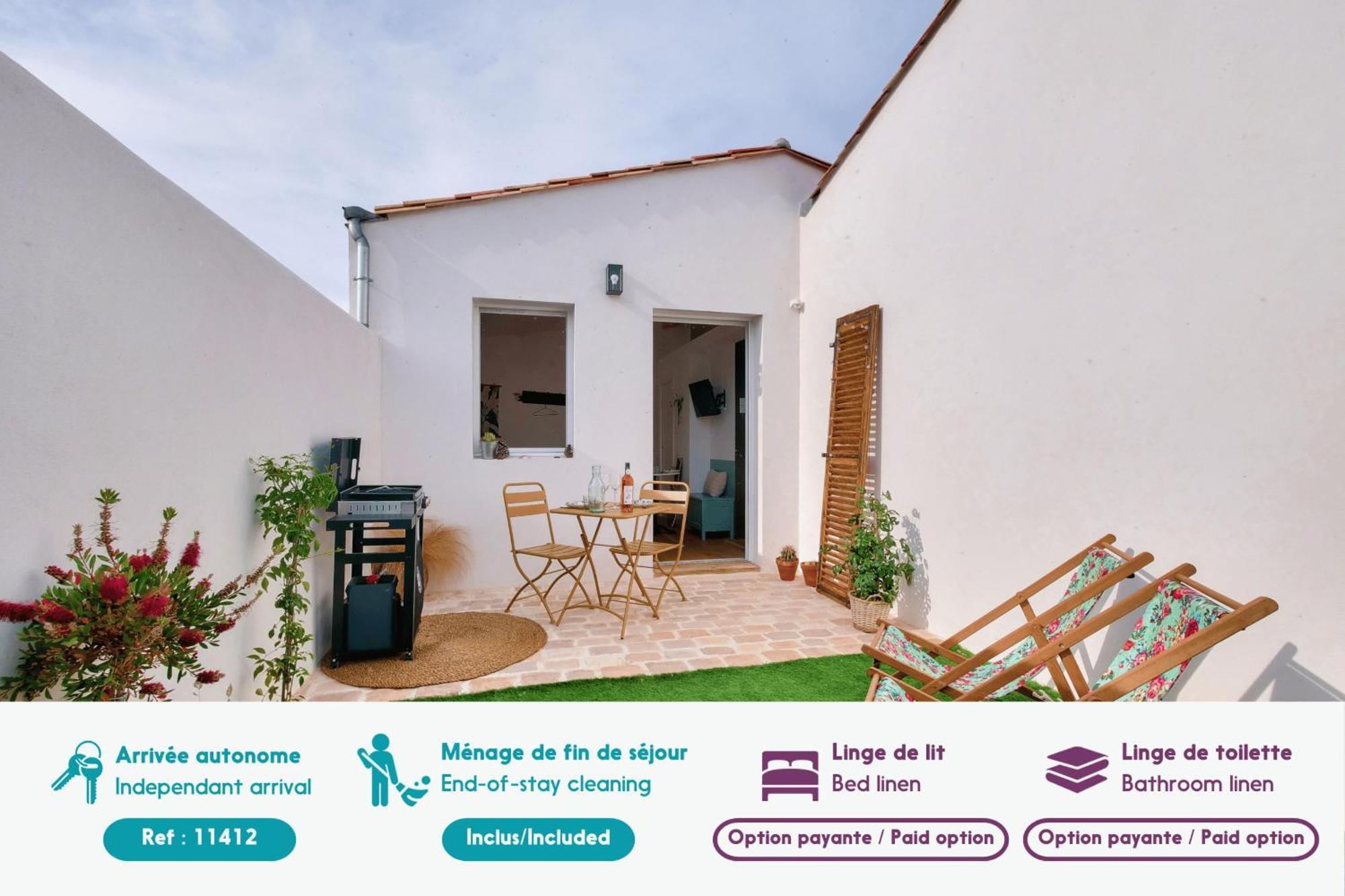 Studio Avec Terrasse A 250 Metres Du Port Rivedoux-Plage Dış mekan fotoğraf